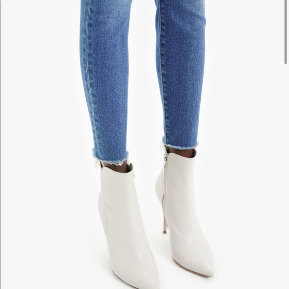 NWT MOTHER JEANS THE STUNNER ANKLE FRAY - Picture 2 of 9